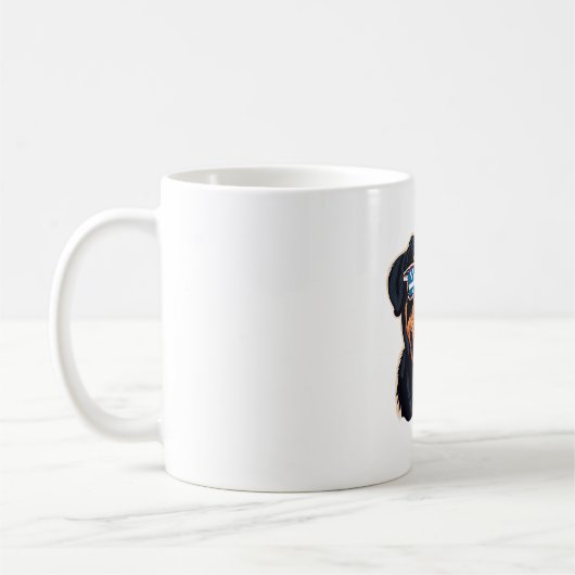 Rottweiler Puppy Kaffeetasse (Links)