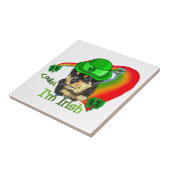 Rottweiler Puppy St Pattys Fliese (Seite)