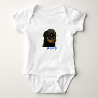 Rottweiler Puppy-T-Shirt Rottweiler Babyoutfit  Baby Strampler