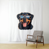 Rottweiler Puppy Wandteppich (Beispiel)