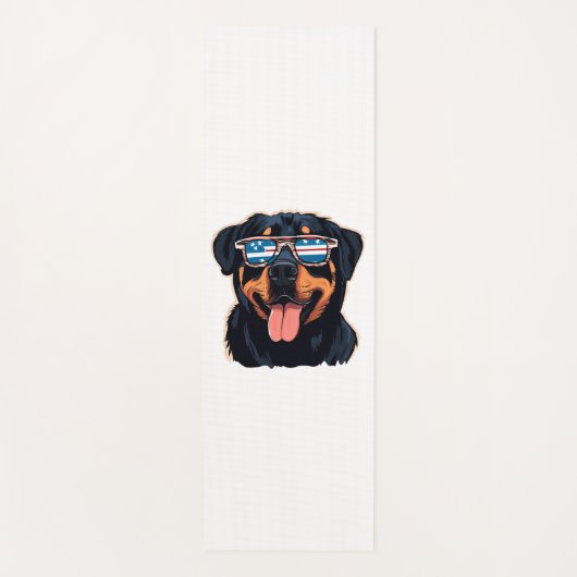 Rottweiler Puppy Yogamatte (Vorderseite)