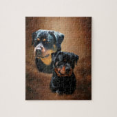Rottweiler Puzzle (Vertikal)