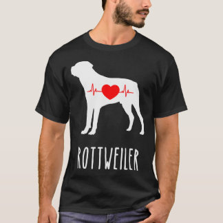 Rottweiler Rasse Hunde Obere Mama zeigt T-Shirt