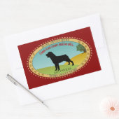 Rottweiler Rechteckiger Aufkleber (Umschlag)