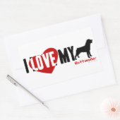 Rottweiler Rechteckiger Aufkleber (Umschlag)