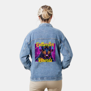 Rottweiler Records - Damen-Denimjacke Jeansjacke