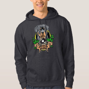 ROTTWEILER RECORDS SCHWARZE KAPUZENJACKE HOODIE