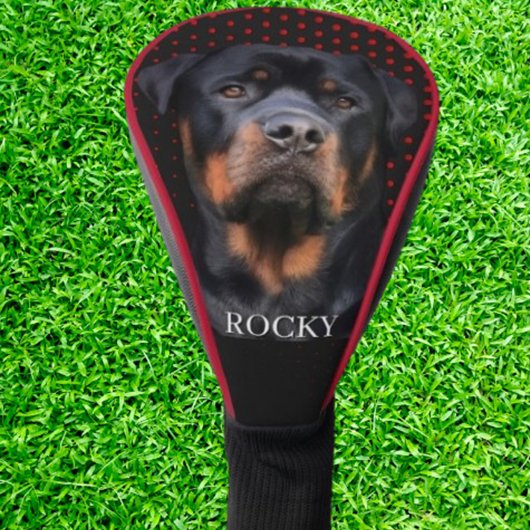 Rottweiler Red Golf Headcover