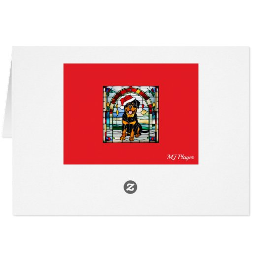 Rottweiler Reindeer (Rückseite Horizontal)