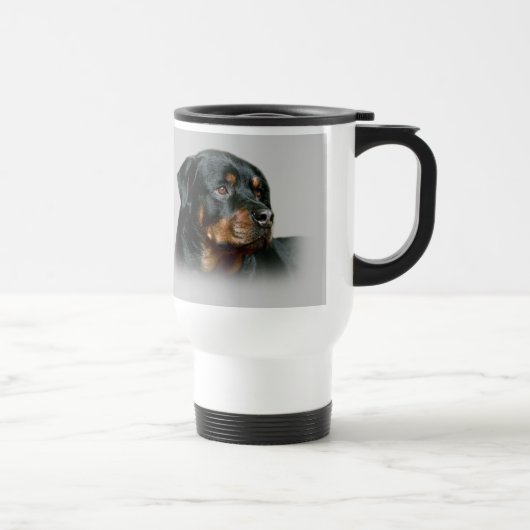 Rottweiler Reise-Tasse Reisebecher (Rechts)