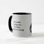 Rottweiler Reise-Tasse Tasse (Vorderseite Links)