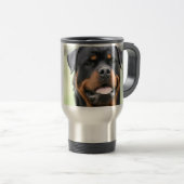 Rottweiler Reisebecher (VorderseiteRechts)