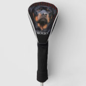 Rottweiler Rot  Golf Headcover (Vorderseite)