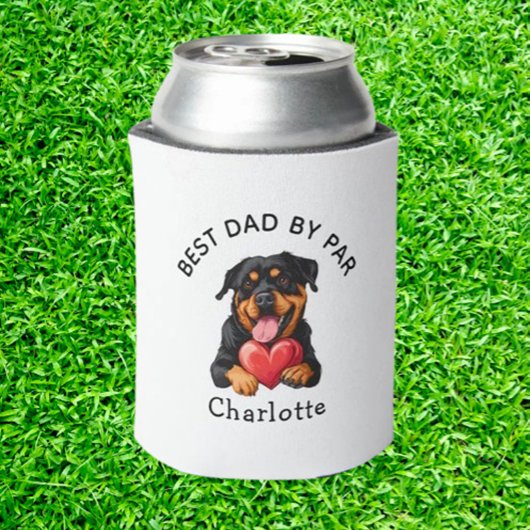 Rottweiler-Rot-Herz-Geschenk Dosenkühler