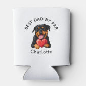 Rottweiler-Rot-Herz-Geschenk Dosenkühler (Rückseite)