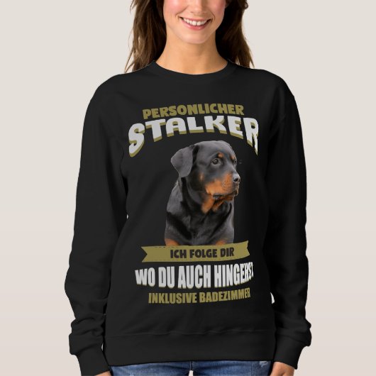 Rottweiler Rotti Dog Sweatshirt (Vorderseite)