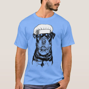 Rottweiler Rottie Dog Cook Koch Funny Cooking T-Shirt