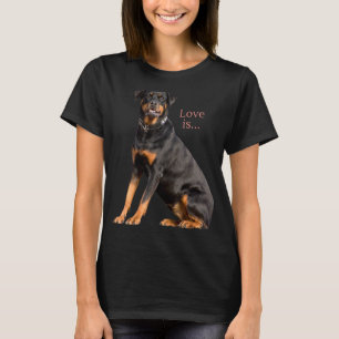 Rottweiler Rottie Mom Dog Dad Love Pet Puppy T-Shirt