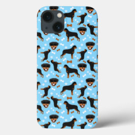 Rottweiler Rottie Niedliches Dog Muster Case-Mate iPhone Hülle