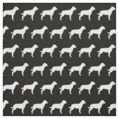 Rottweiler Rottie Silhouette Stoff (Muster)