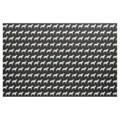 Rottweiler Rottie Silhouette Stoff (Fat Quarter (45,7 x 55,9 cm))
