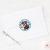 Rottweiler Round Stickers (Umschlag)