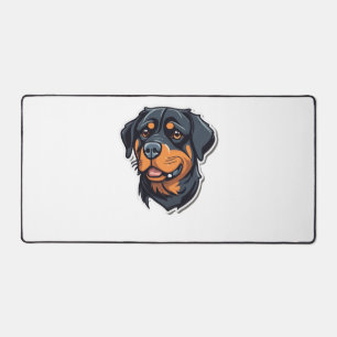 Rottweiler Royalty Pawsiely Adorable Rottie Cha Schreibtischunterlage