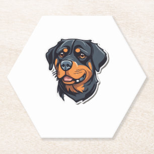 Rottweiler Royalty Pawsiely Adorable Rottie Cha Untersetzer