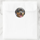 Rottweiler Runder Aufkleber (Tasche)