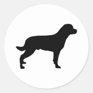 Rottweiler Runder Aufkleber