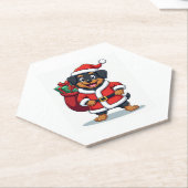 Rottweiler Santa �'s Helper Untersetzer (angewinkelt)