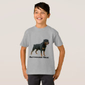 Rottweiler scherzt T - Shirt (Vorne ganz)