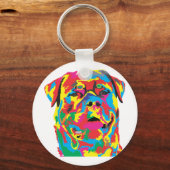 Rottweiler Schlüsselanhänger (Vorderseite)