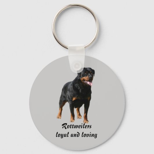 Rottweiler Schlüsselanhänger (Vorderseite)