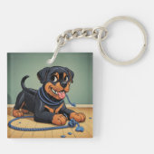 Rottweiler Schlüsselanhänger (Rückseite)