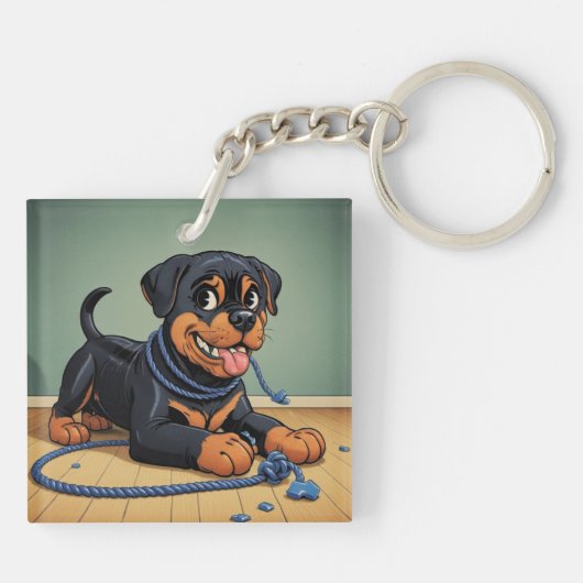 Rottweiler Schlüsselanhänger (Rückseite)