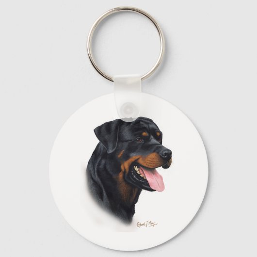 Rottweiler Schlüsselanhänger (Vorderseite)