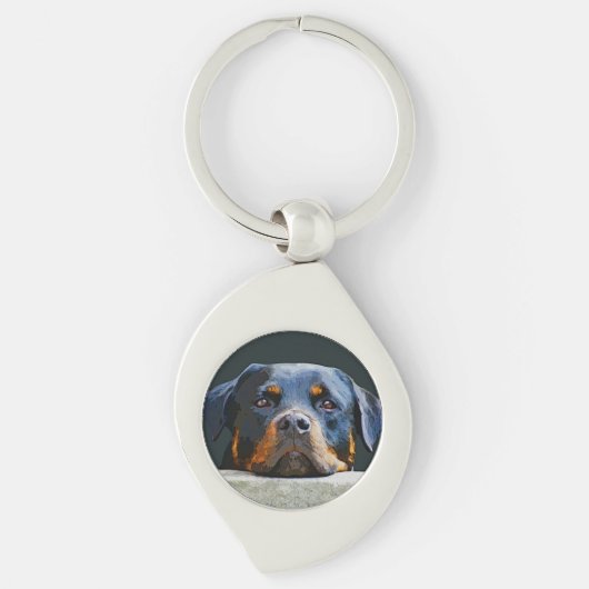 Rottweiler Schlüsselanhänger (Vorderseite)