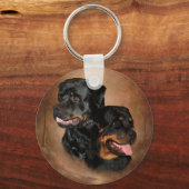 Rottweiler Schlüsselanhänger (Vorderseite)