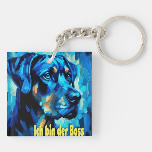 Rottweiler Schlüsselanhänger (Rückseite)
