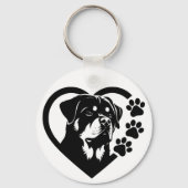 Rottweiler Schlüsselanhänger (Vorderseite)