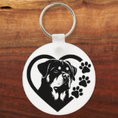 Rottweiler Schlüsselanhänger (Vorderseite)