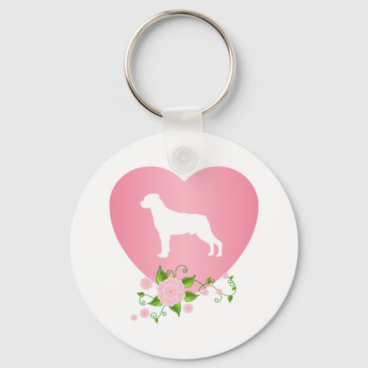 Rottweiler Schlüsselanhänger (Vorderseite)