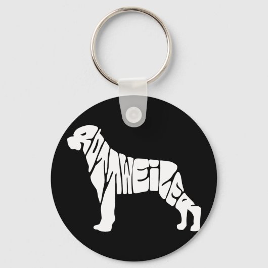 Rottweiler Schlüsselanhänger (Rückseite)