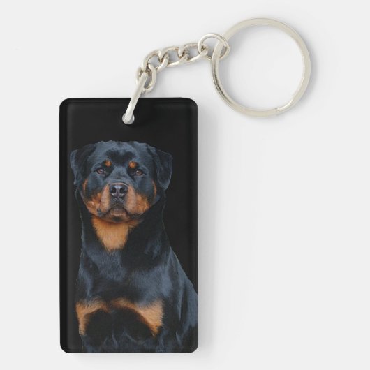 Rottweiler schlüsselanhänger (Rückseite)