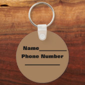 Rottweiler Schlüsselkette Schlüsselanhänger (Rückseite)