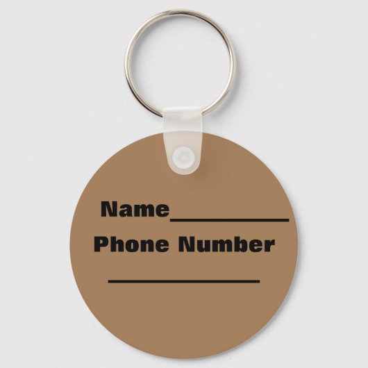 Rottweiler Schlüsselkette Schlüsselanhänger (Rückseite)