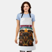 Rottweiler schürze (Getragen)