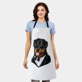 Rottweiler Schürze (Getragen)
