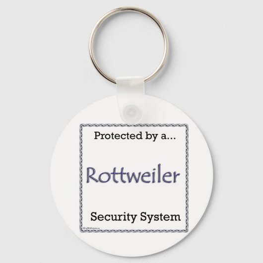 Rottweiler Security System Schlüsselanhänger (Vorderseite)